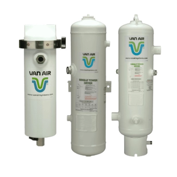 Compressed air dryers at Industrial Specialties
