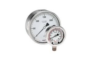 Dial indicating pressure gauges at ISI