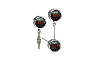 Electronic temperature measurement at ISI