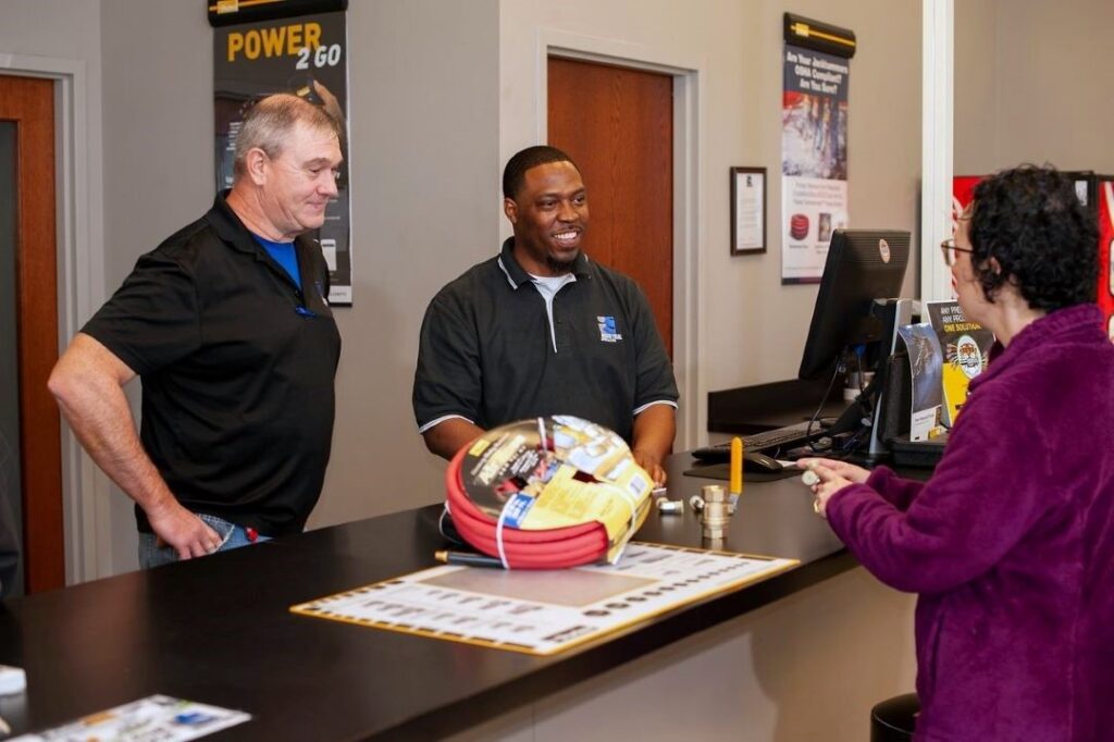 Hose counter at ISI ParkerStore